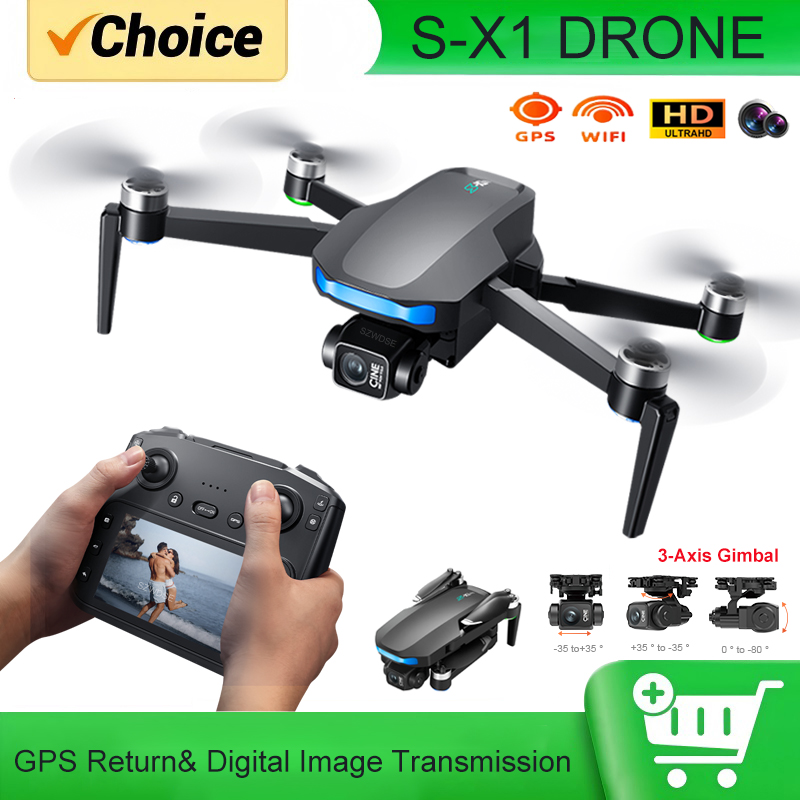 S-X1 MAX GPS Drone with 3-Axis - đánh giá và giá Rc Helicopter Charger