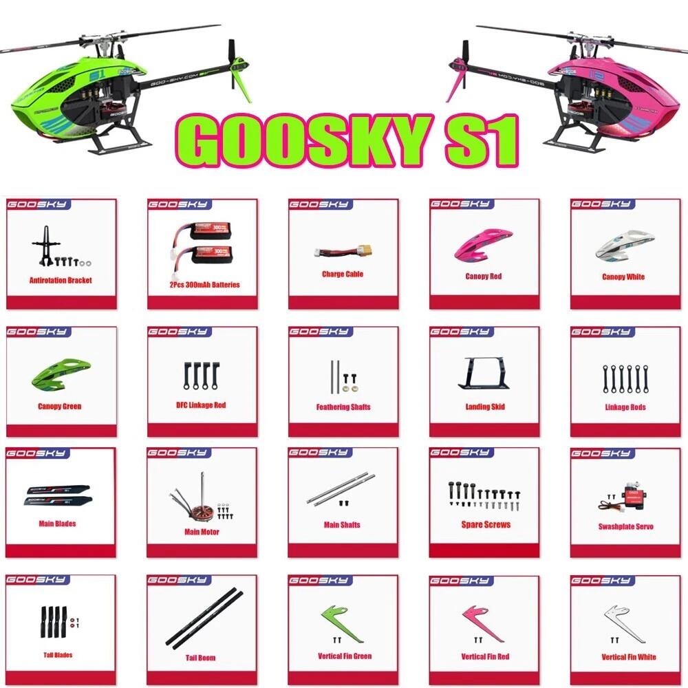 Goosky S1 Helicopter RC Electr - đánh giá và giá Rc Helicopter Bag