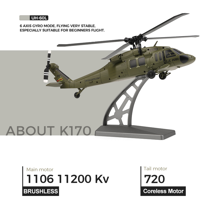 UH-60L Brushless RC Helicopter - đánh giá và giá Rc Helicopter Gyro