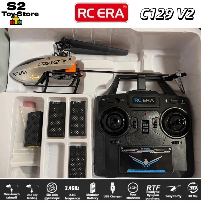 RC ERA C129V2 4CH 2.4GHz Smart - đánh giá và giá Rc Helicopter Gyro