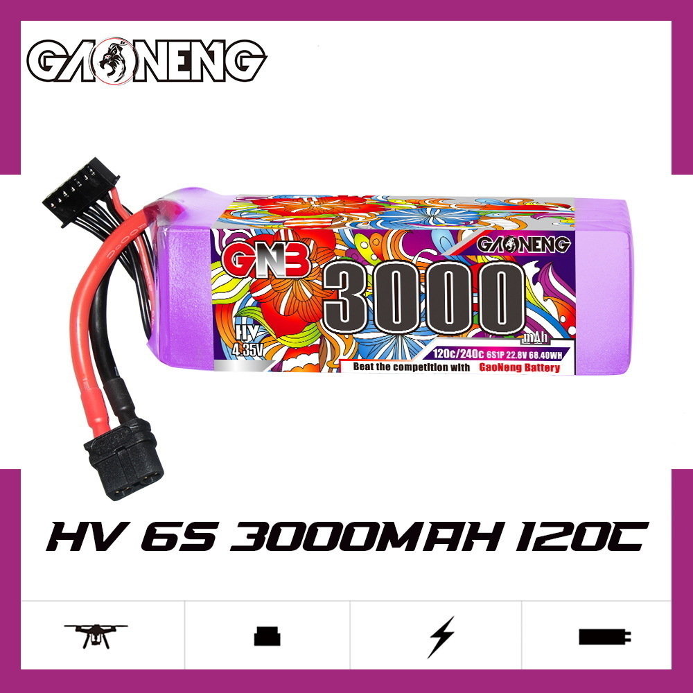 GNB Lipo Battery 6S 22.8V 3000 - đánh giá và giá Rc Helicopter Battery