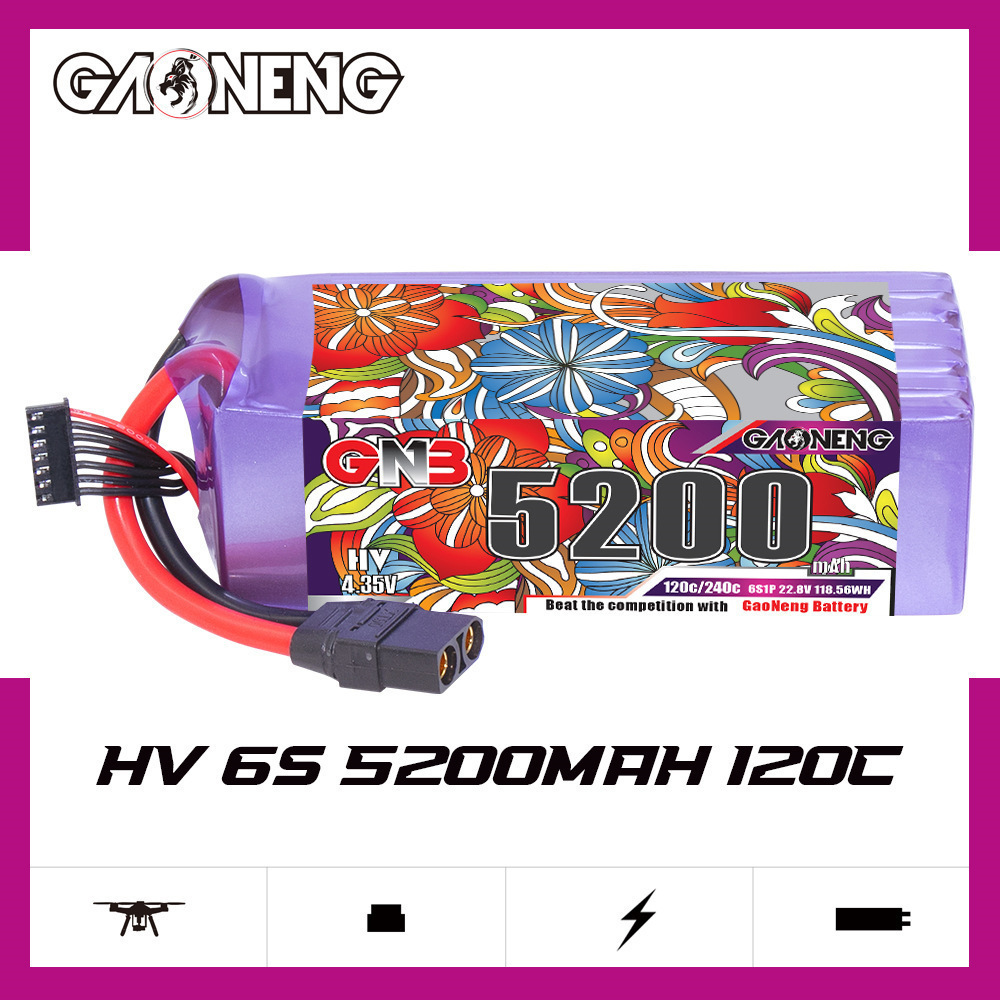GNB Lipo Battery 6S 22.8V 3000 - đánh giá và giá Rc Helicopter Battery