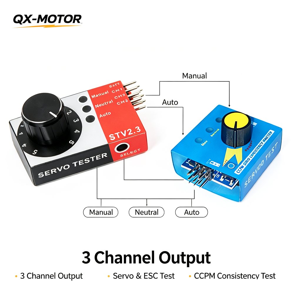 RC Servo Tester 3 Channel CCPM - đánh giá và giá Rc Helicopter Parts